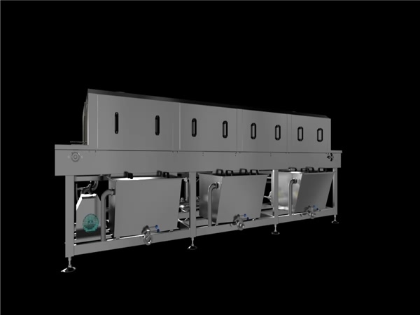 多噴頭洗筐機，洗箱機，環速制造，三段強勁清洗，效果更佳