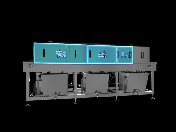 肉類周轉筐清洗機選擇環速，質量保證