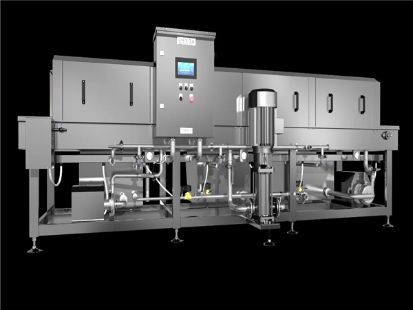 自動洗箱機(jī)，消毒洗箱機(jī)，周轉(zhuǎn)筐清洗機(jī)