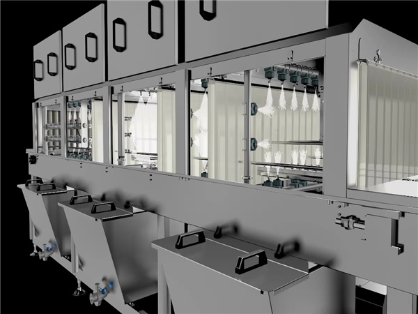 洗筐機，泡菜筐子清洗機，醬菜筐子清洗機，