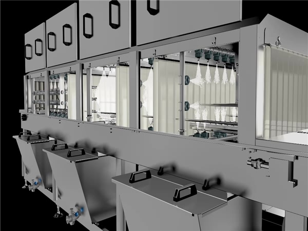 洗筐機，泡菜筐子清洗機，醬菜筐子清洗機，