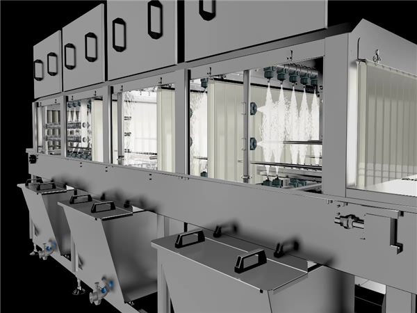 食品筐清洗機(jī)，物料筐清洗機(jī)，周轉(zhuǎn)筐清洗機(jī)，塑料筐清洗機(jī)