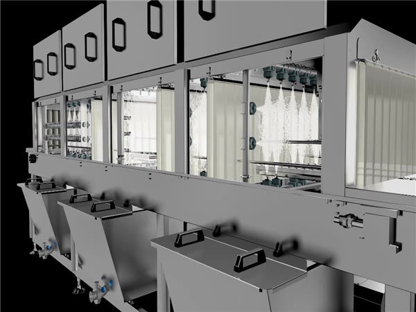 周轉箱清洗機專業周轉箱清洗機制造商，ISO認證，品質保證