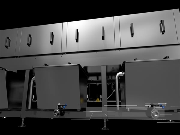 食品筐清洗機(jī)、肉制品箱子清洗機(jī)、洗筐機(jī)