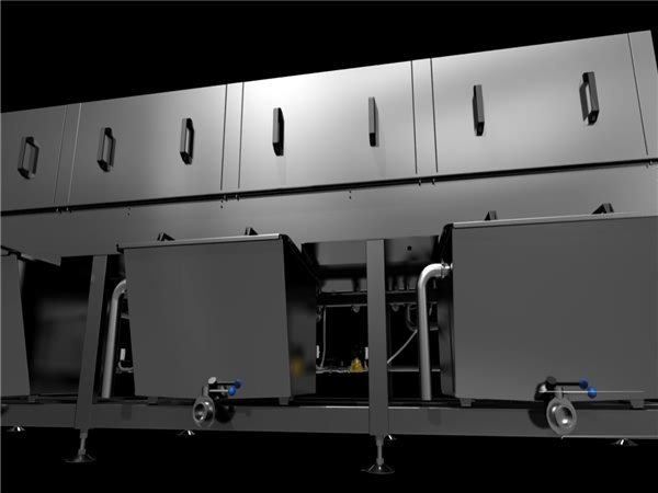 食品筐清洗機(jī)、肉制品箱子清洗機(jī)、洗筐機(jī)