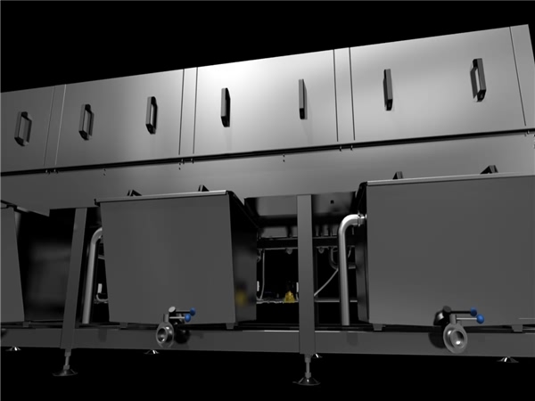 食品筐清洗機(jī)、肉制品箱子清洗機(jī)、洗筐機(jī)