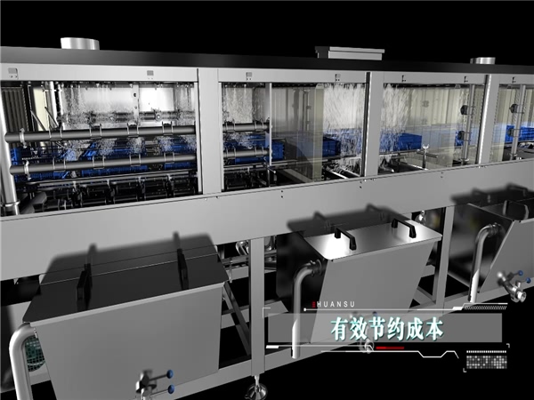 周轉箱清洗機，塑料盤筐清洗機，水果筐清洗機，價格采購