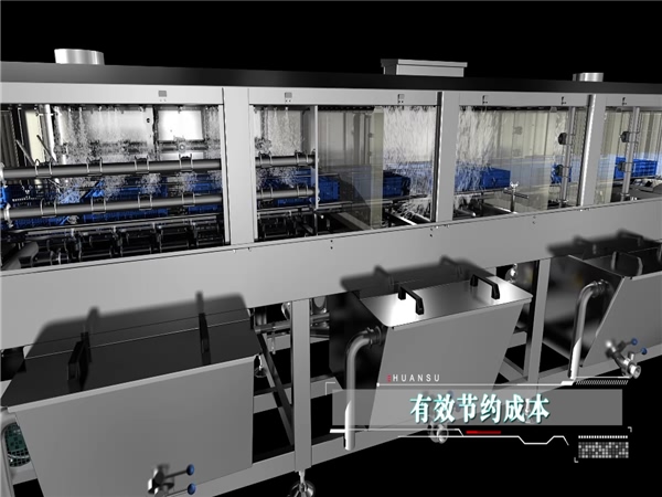 廠家直銷全自動周轉箱洗筐機，烘干式清洗機，周轉筐清洗機