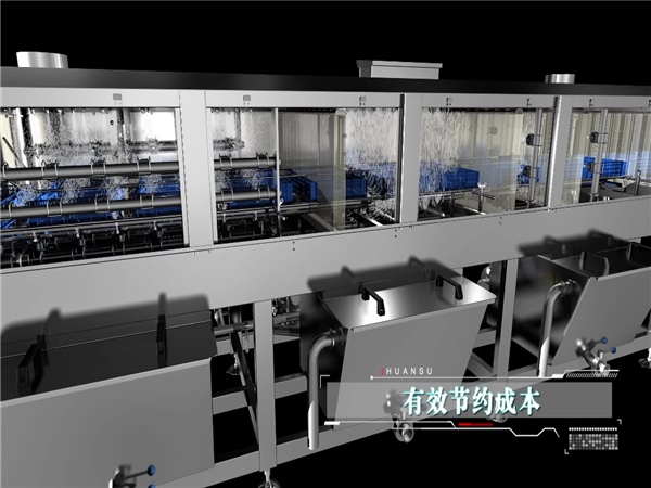 生產(chǎn)洗箱機，洗筐機，食品周轉(zhuǎn)箱清洗機