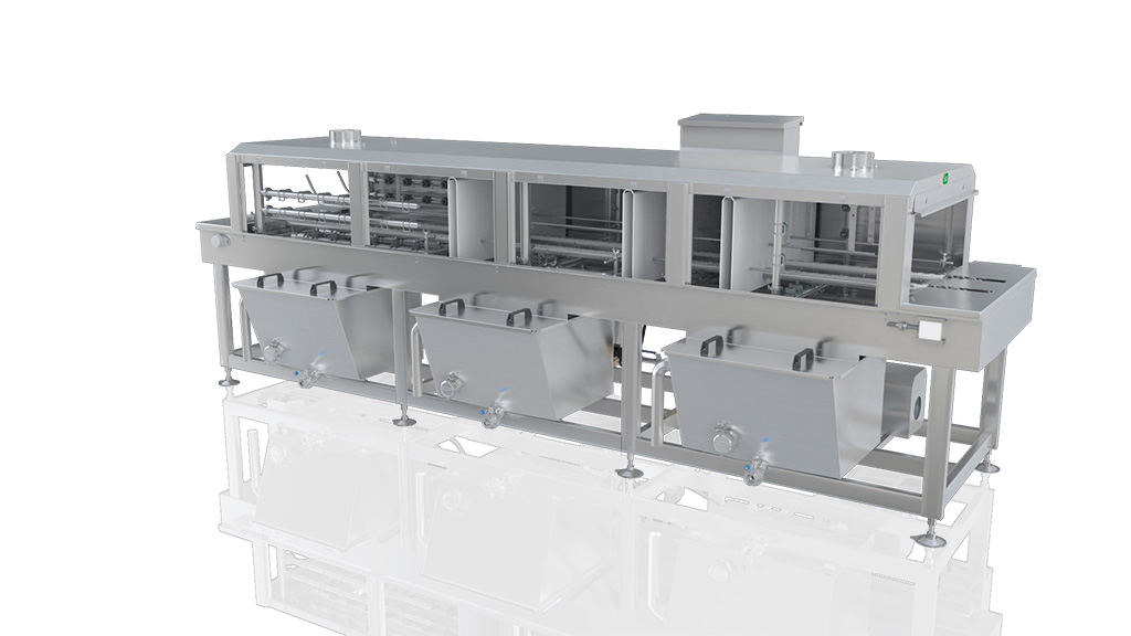 蘇州洗筐機(jī) 清洗干凈，食品級(jí)材質(zhì)，